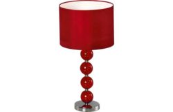Collection Glass Ball Table Lamp - Ruby Red